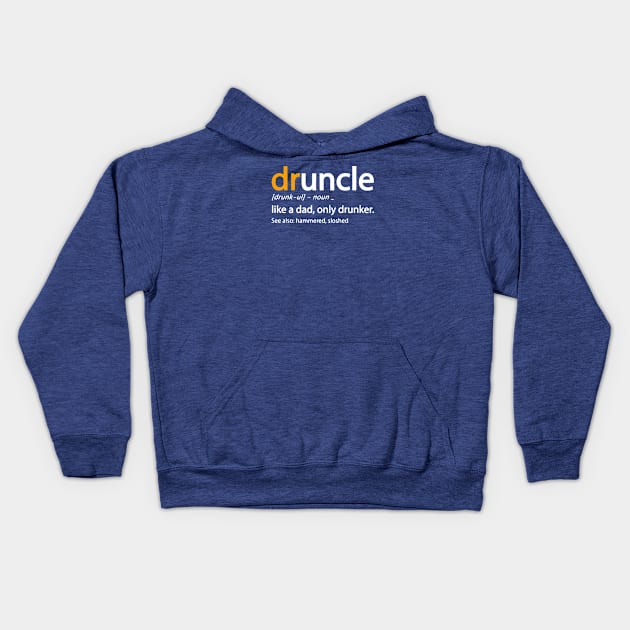 Drunkle Merch Kids Hoodie by galihraden